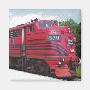 Lehigh Valley Railroad F-7A #578 @ Cape May N.J. Magnet