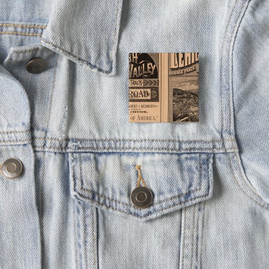 Lehigh Valley Railway Button (Beispiel)