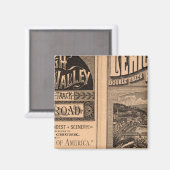 Lehigh Valley Railway Magnet (Vorderseite/Rückseite)