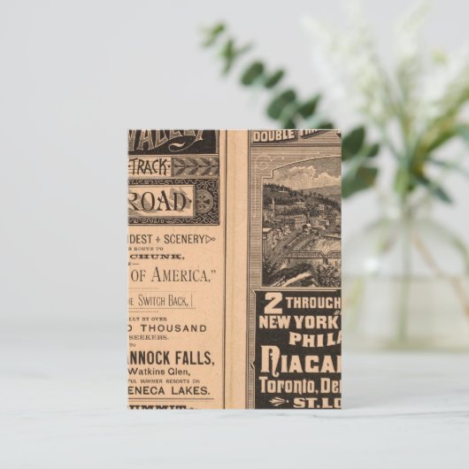 Lehigh Valley Railway Postkarte (Stehend Vorderseite)