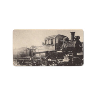 Lehigh Valley Sayre Railroad Train Address Label Adressaufkleber