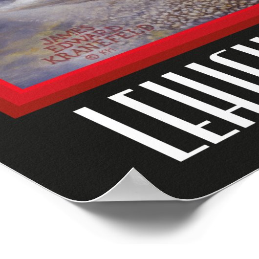 Lehigh Valley Streamliner Poster (Ecke)