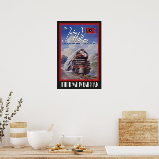Lehigh Valley Streamliner Poster (Küche)