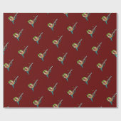 Lehm-Tauben-Schießen Geschenkpapier (Flach)