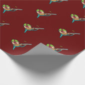 Lehm-Tauben-Schießen Geschenkpapier (Ecke)