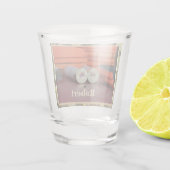 Lehm visiert die personalisierte schnapsglas (Rückseite)