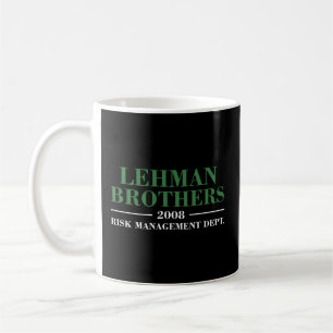 Lehman Brothers 2008 Risk Management Dept Kaffeetasse