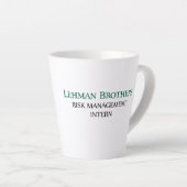 Lehman Brothers Risk Management Intern Tasse (Rechte Ecke)