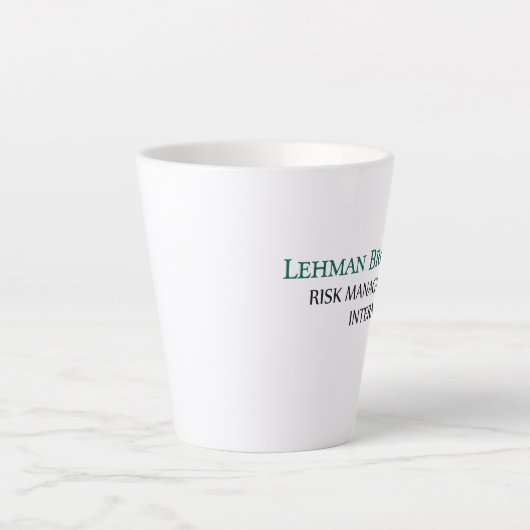 Lehman Brothers Risk Management Intern Tasse (Vorderseite)