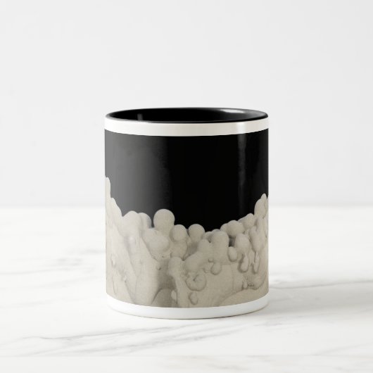 LehmConcretion Zweifarbige Tasse (Mittel)