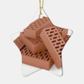 Lehmziegelsteine Keramik Ornament (Links)