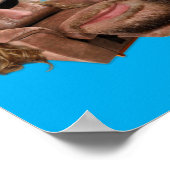 Lehne mich zurück poster (Ecke)