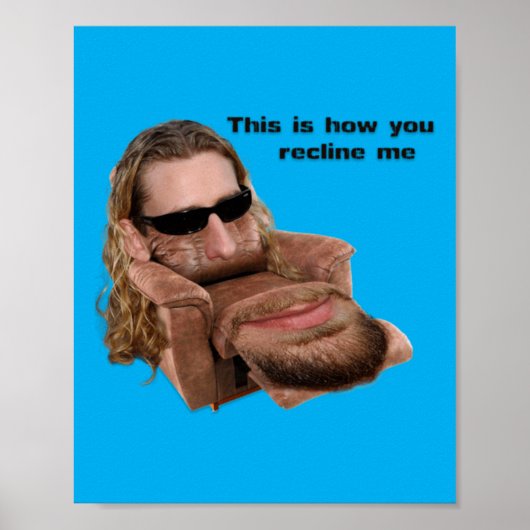 Lehne mich zurück poster (Vorne)