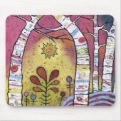 Lehnen in Starlight Mousepad - 9,25" x 7,75" (Vorne)