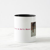 Lehnen Sie einfach Boris-Missbrauch ab! Tasse (Zentrum)