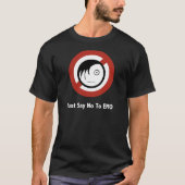 Lehnen Sie einfach EMO Schwarzes ab T-Shirt (Vorderseite)