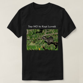 Lehnen Sie Kopi Luwak T - Shirt-Schwarzes ab T-Shirt