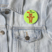 Lehnen Sie Pelz ab! Button (Beispiel)