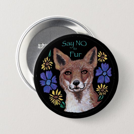 Lehnen Sie Pelz-Knopf ab Button (Vorne & Hinten)