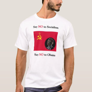Lehnen Sie Sozialismus ablehnen Obama ab T-Shirt