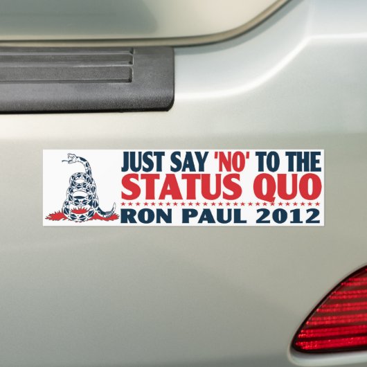 Lehnen Sie Status Quo ab Autoaufkleber (Auf Auto)