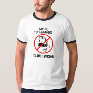 Lehnen Sie T-Aufbauschung ab T-Shirt