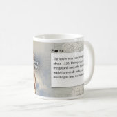 Lehnender Turm historischer Tasse Pisas (VorderseiteRechts)