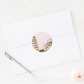 Lehnender Turm von Pisa-Aufkleber Runder Aufkleber (Umschlag)