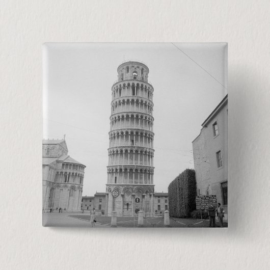 Lehnender Turm von Pisa Button (Vorderseite)