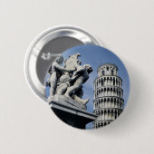 Lehnender Turm von Pisa Button (Vorne & Hinten)