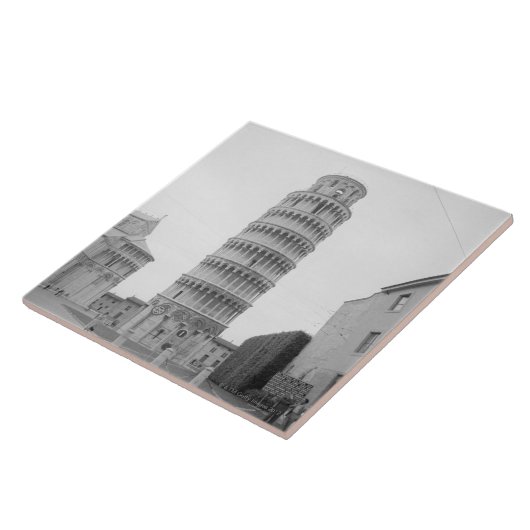 Lehnender Turm von Pisa Fliese (Seite)