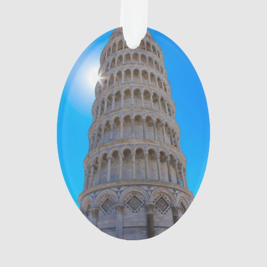 Lehnender Turm von Pisa Ornament (Rückseite)