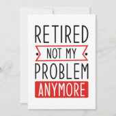 Lehnt nicht mein Problem noch einmal Dankeskarte (Vorderseite)