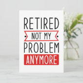 Lehnt nicht mein Problem noch einmal Dankeskarte (Stehend Vorderseite)