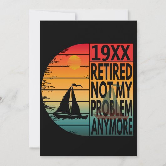 Lehnt nicht mein Problem noch einmal Einladung (Vorderseite)