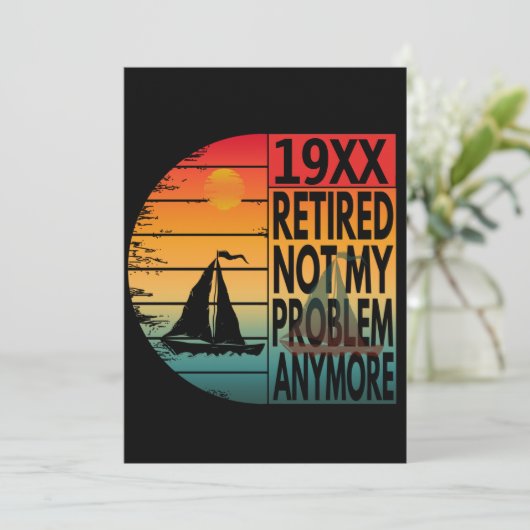 Lehnt nicht mein Problem noch einmal Einladung (Stehend Vorderseite)