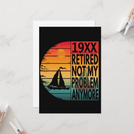 Lehnt nicht mein Problem noch einmal Einladung (Vorderseite/Rückseite Beispiel)