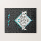 Lehnt nicht mein Problem noch Vintager Rentner Puzzle (Horizontal)