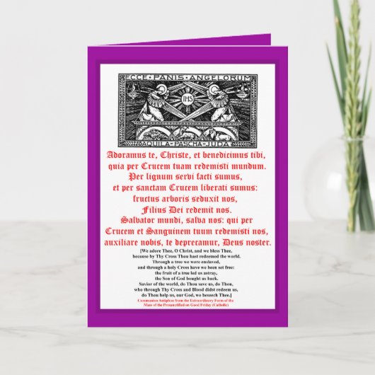 Lehnte Karte / Osterkarte (Vorderseite)