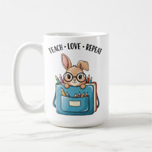 Lehr Liebe Wiederholen Schule Kaffeetasse