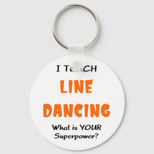 Lehr-Line-Tanz Schlüsselanhänger