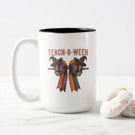 Lehr-O-Ween-Tasse Zweifarbige Tasse
