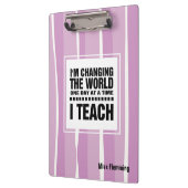 Lehrangebot | INDIVIDUELLE NAME Klemmbrett (Links)