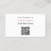 Lehranstalt Visitenkarte (Rückseite)