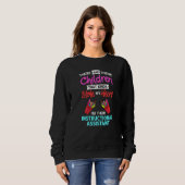 Lehrassistenten-Würdigung Schuldozent Sweatshirt (Vorne ganz)
