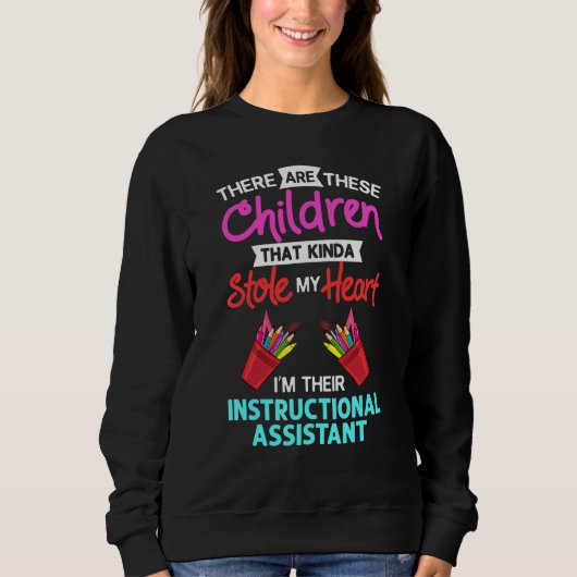 Lehrassistenten-Würdigung Schuldozent Sweatshirt (Vorderseite)