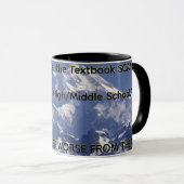 Lehrbuch Betrug!  Tasse (VorderseiteRechts)