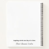 Lehrbuch - Stift/Chihuahua-Design Notizblock (Rückseite)