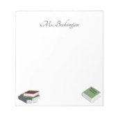 Lehrbücher Notizblock (Vorderseite)