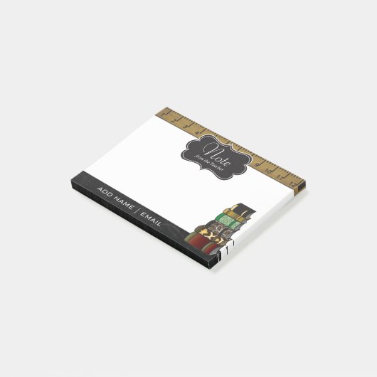 Lehrbücher | Personalisiere Post-it Klebezettel (angewinkelt)